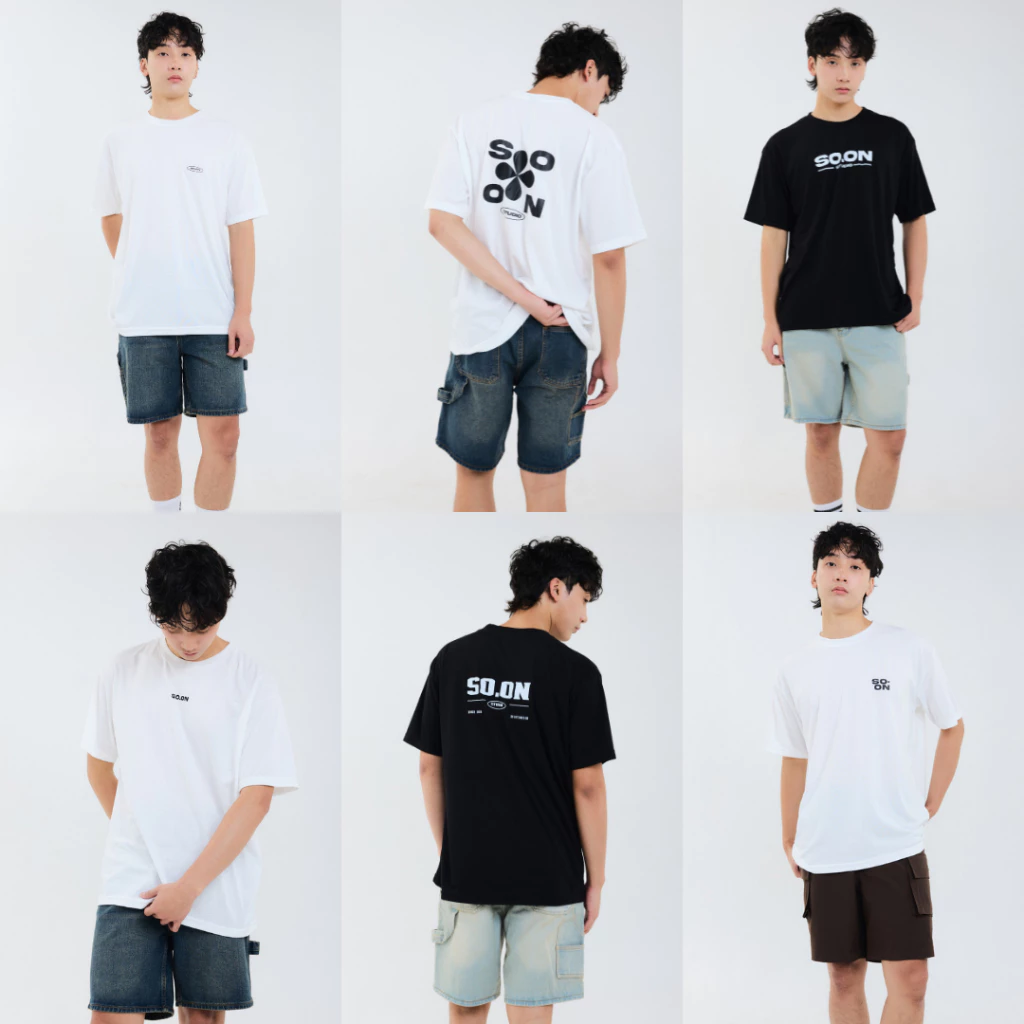Basic Best Seller SO.ON ✦รวมเสื้อยืด Basic ทรง Oversize ที่ใส่ได้ทุกวัน!!!!