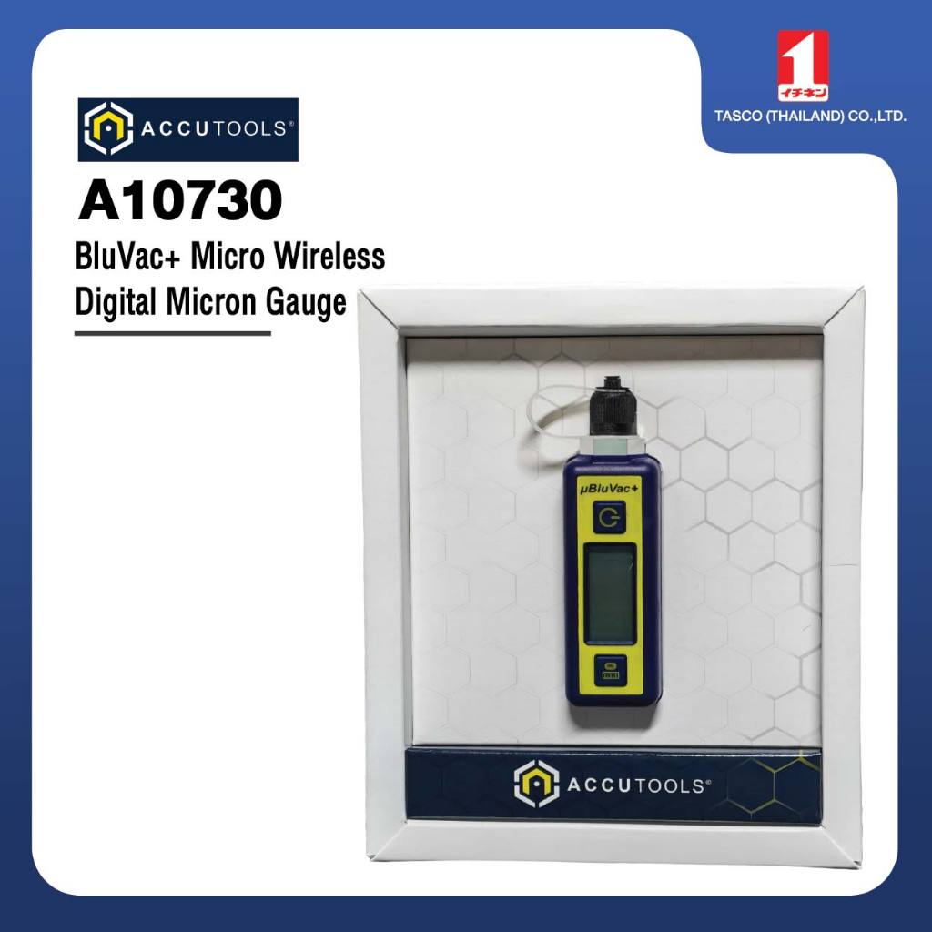 A10730 ACCUTOOLS BluVac+ Micro เกจวัดสูญญากาศ ดิจิตอล Digital Micron Gauge ราคา ถูกที่สุด ดีลบีเคเค แกลเลอรีภาพที่ 2