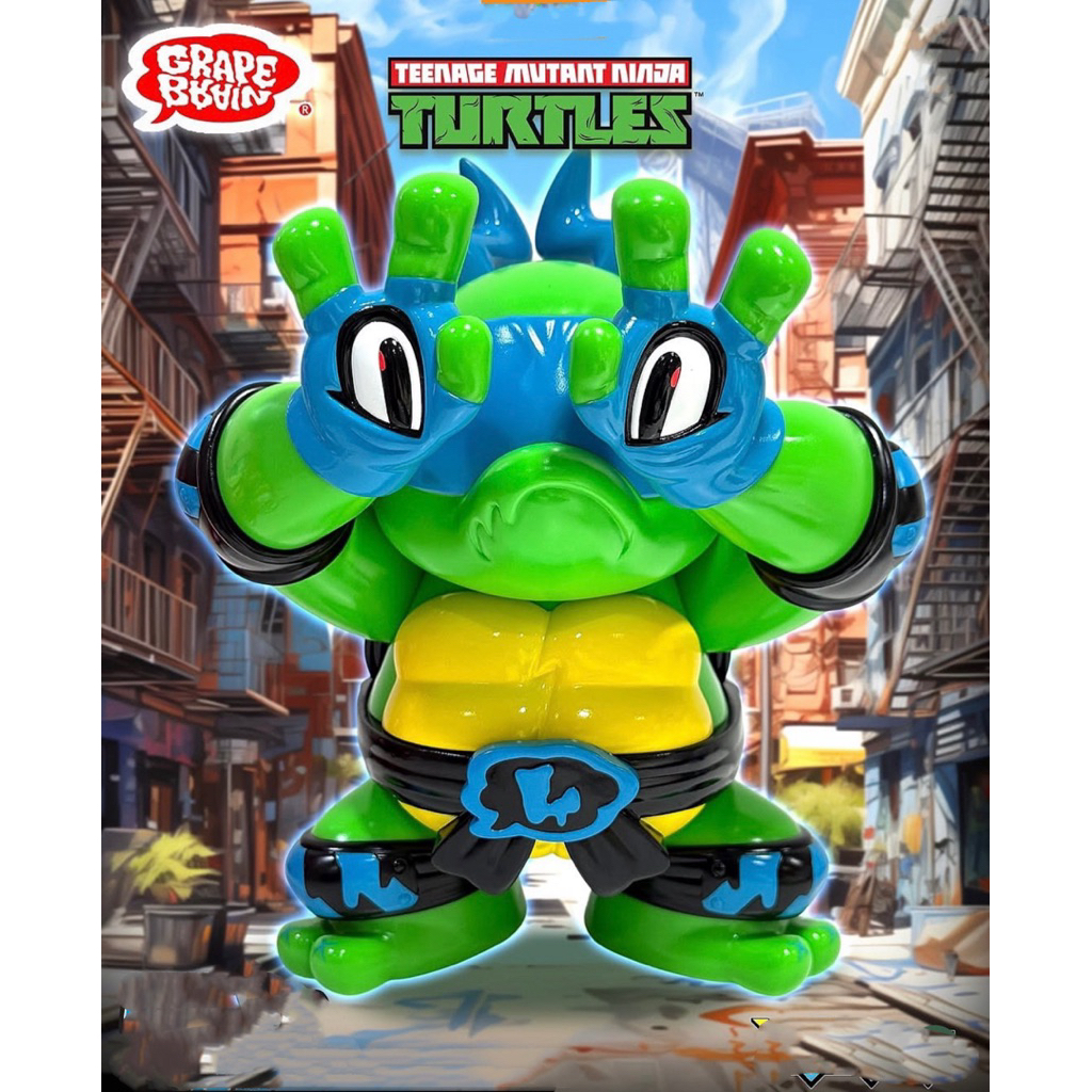 พร้อมส่ง✅The Grape Brain x TMNT Leonardo