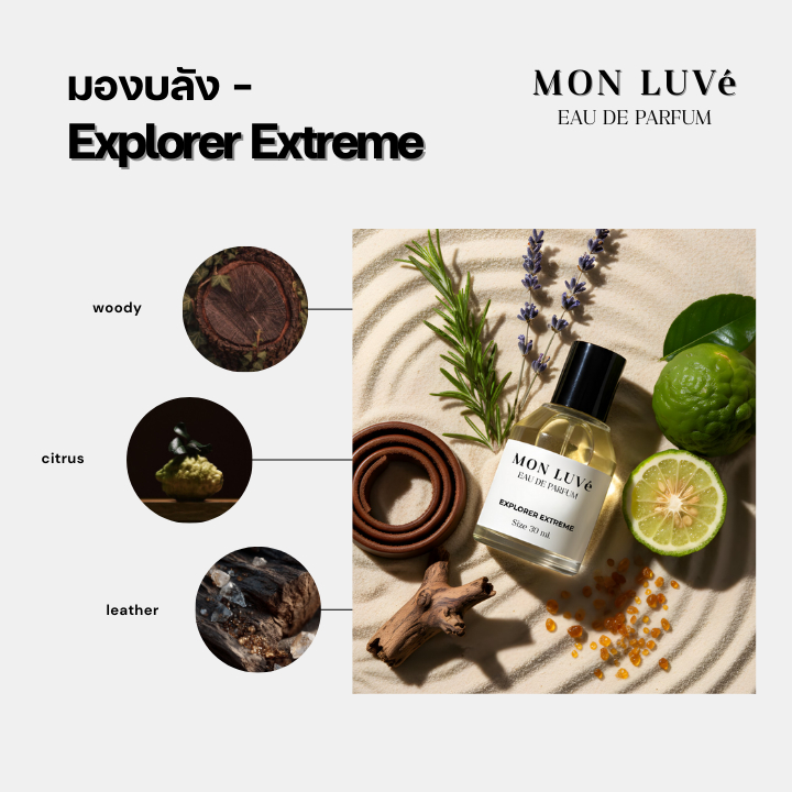 น้ำหอม Explorer Extreme Inspired by mon luvé ขนาด30ML