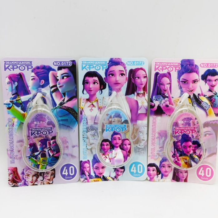 ✅แพ็ค 12 ชิ้น ลาย0172 K-POP✅เทปลบปากกา  ลิควิดเทป ลายน่ารัก ใช้ง่าย  ลื่นดี ไม่ติดขัด เครื่องเขียน เครื่องใช้สำนักงาน