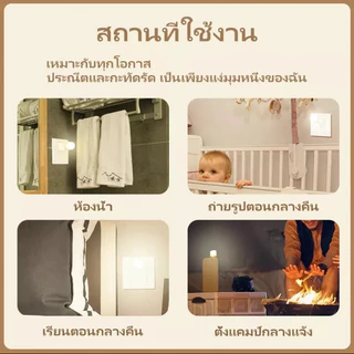 CLUCKCRAFT หลอดไฟ LED แบบเสียบ USB หลอดไฟเสียบมินิมอล หลอดไฟอ่านหนังสือ แบบพกพา เสียบปลั๊กได้ สีขาวอบอุ่น