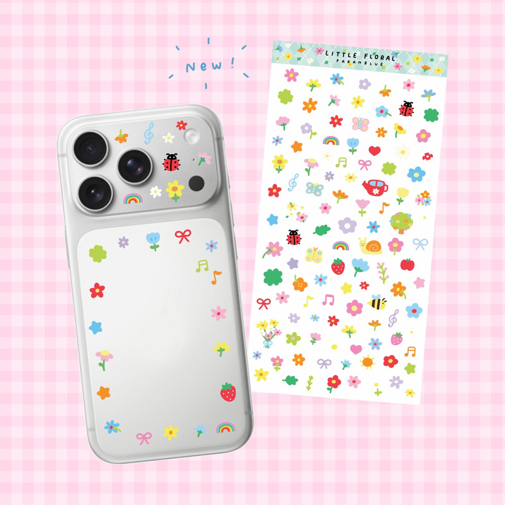 สติ๊กเกอร์จิ๋วแปะ แพลนเนอร์ ไดอารี่ DIY ติดกล้องไอโฟน📕🌈 mini tiny sticker planer diary รูปที่ 2