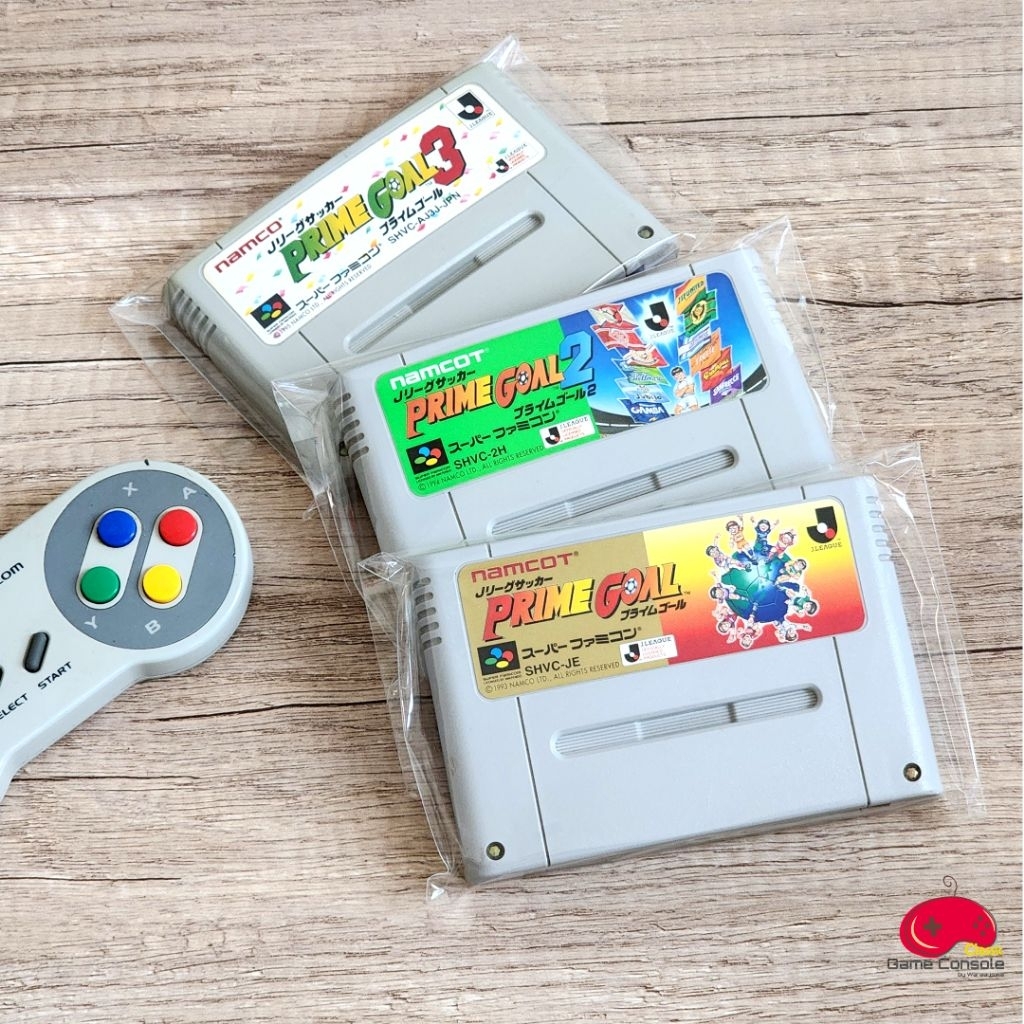 ตลับเกมแท้ SFC - PRIME GOAL - SFC game (เกมฟุตบอล)