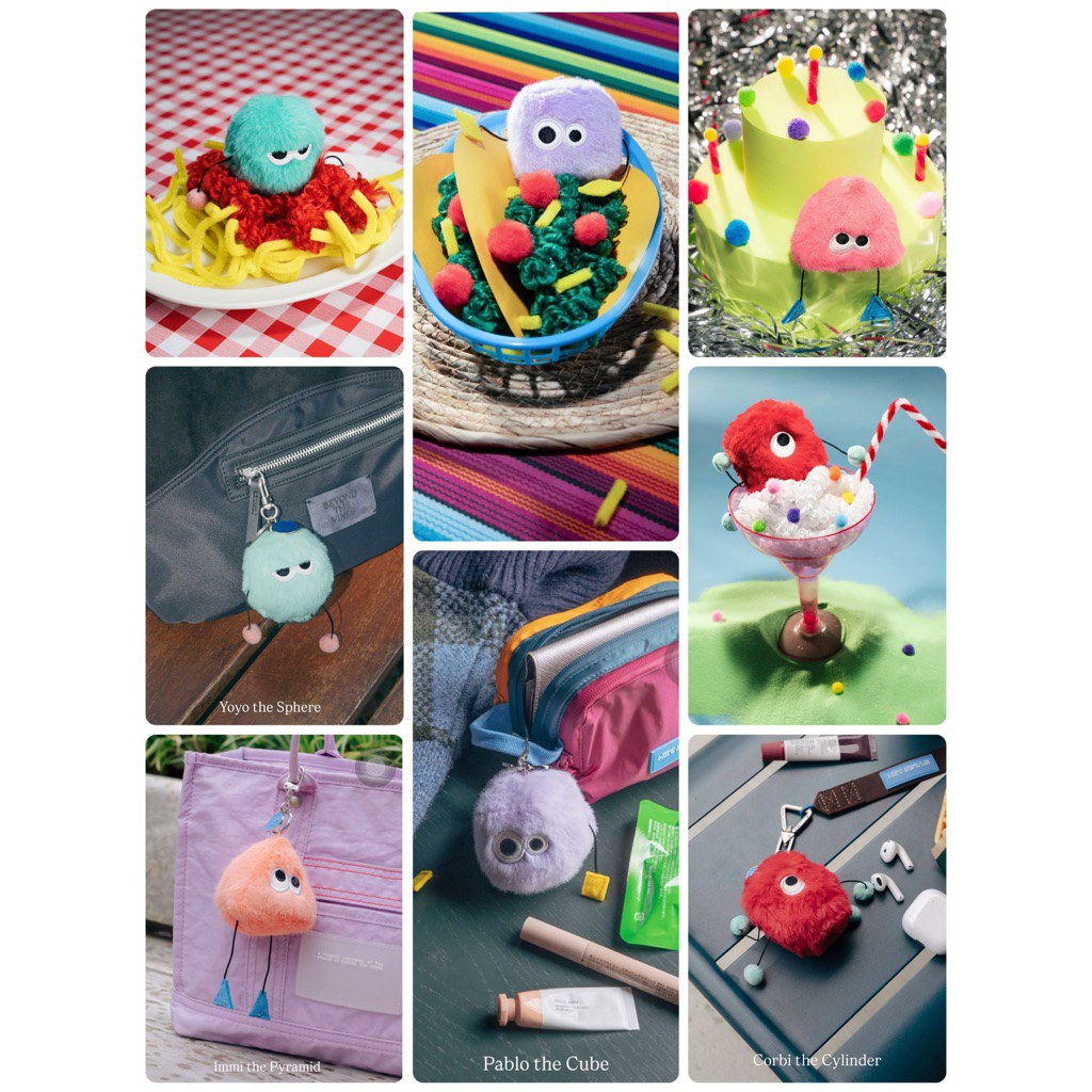 Beyond the Vines BTV Furry Formies Key Chain พวงกุญแจ ขนปุย