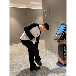 เสื้อBoxyแขนยาว คอฟิต(ทรงครอป) เนื้อผ้าอยู่ทรง