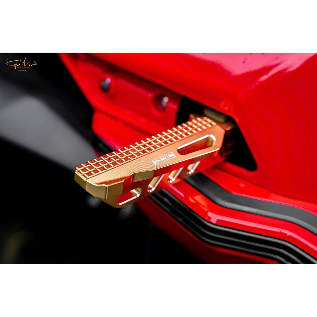 GH พักเท้าหลัง CNC Aluminum 6061 Lambretta X300