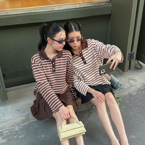 TheBlancPale : BamBam Top เสื้อผ้ายืดใส่สบาย ความหนากำลังดีเลย