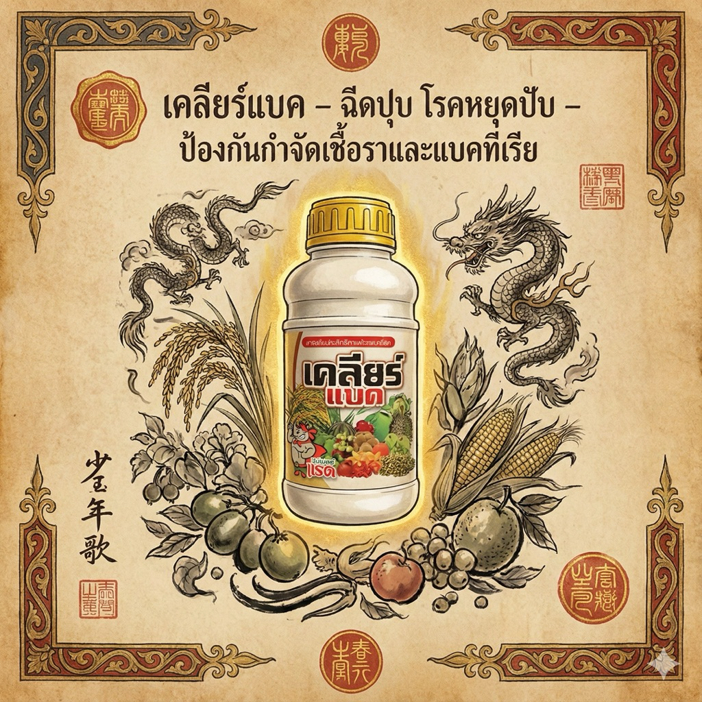 เคลียร์แบค สารกำจัดเชื้อราและแบคทีเรีย ขนาด500ซีซี ใช้ได้ 20ไร่ กำจัดโรคใบไหม้ คอรวงแห้ง กาบใบแห้ง ขอบใบแห้ง - รูปที่ 2