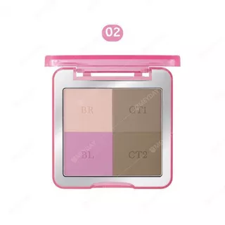 (OD1331) odbo Glam & Shade Multi Palette โอดีบีโอ แกลม แอนด์ เฉด มัลติ พาเลท 8.5 กรัม