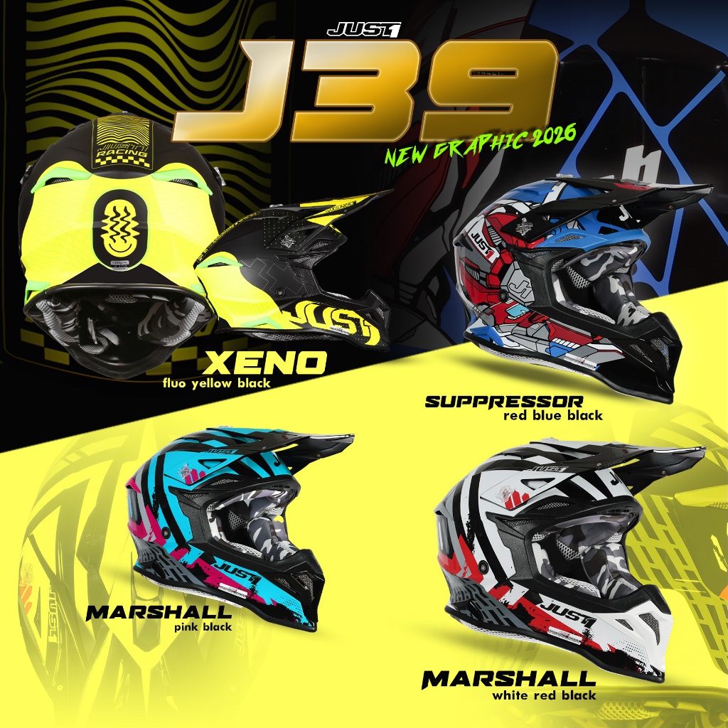 🔥JUST1 J39🔥  – “หมวกวิบากสายลุยแหลกแบบเท่ๆ” ดีไซน์ล้ำ ฟีลโปร MX  เบา ใส่มั่นใจ ควบคุมรถคล่อง งานดีราคาไม่แรง