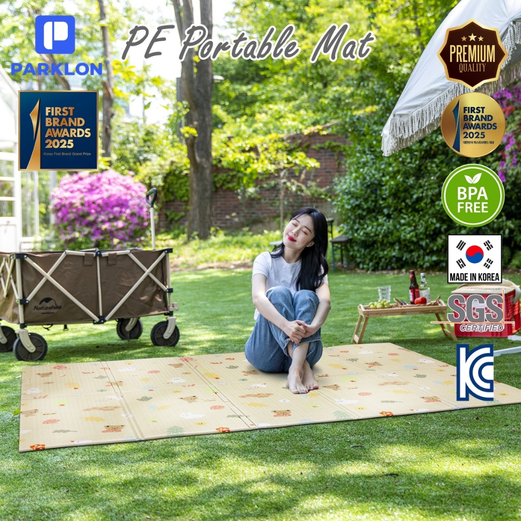 [12 colors] PARKLON PE Portable Mat แผ่นรองคลานเกาหลีพับได้ เสื่อแคมป์ปิ้ง เสื่อปิคนิคเกรดพรีเมี่ยม - รูปที่ 2