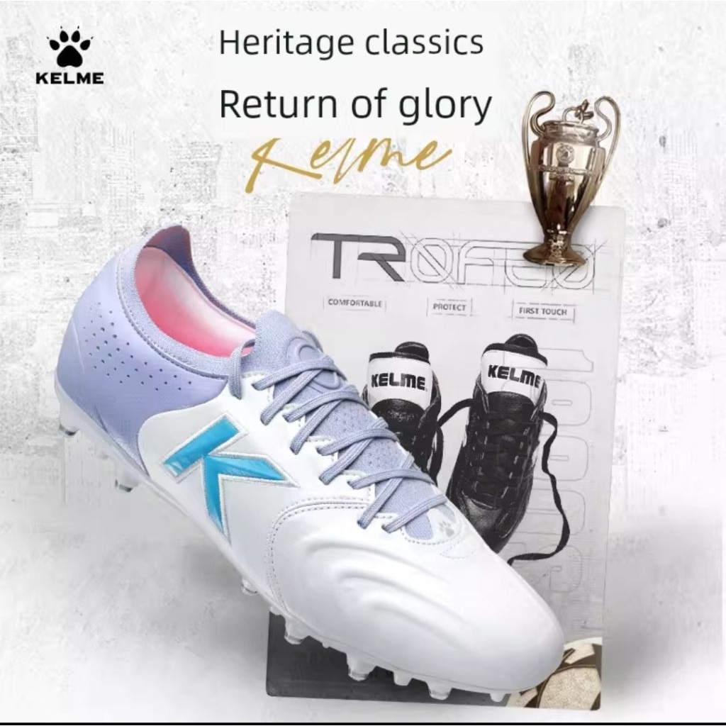 รองเท้าสตั๊ด Kelme Trofeo mg หนังจิงโจ้🦘
