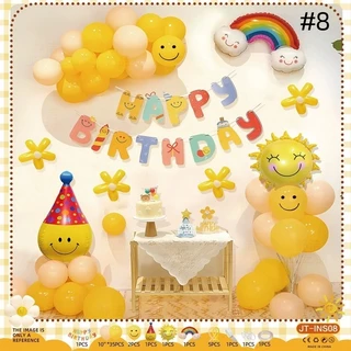 ชุดลูกโป่งวันเกิด Happy Birthday ลูกโป่งสุขสันต์วันเกิด ของตกแต่งงานปาร์ตี้วันเกิด มีหลายแบบให้เลือก