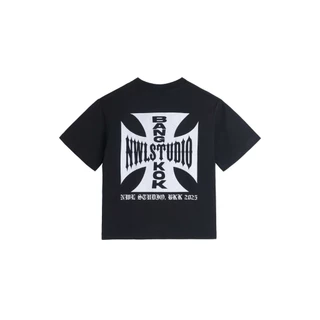 44TEES 34 Boxy Black เสื้อยืดสีดำ