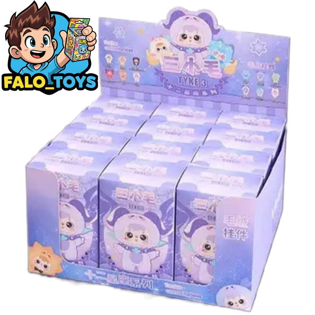 พร้อมส่ง tyke 3 twelve constellation v2 plush blind box ( 12 สุ่ม )