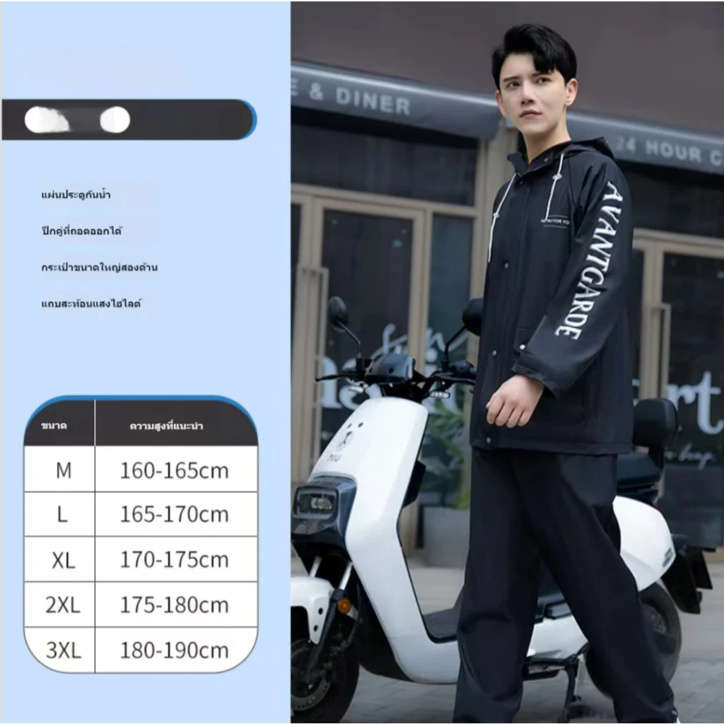ชุดเสื้อกันฝนสองชิ้น thumbnail 8