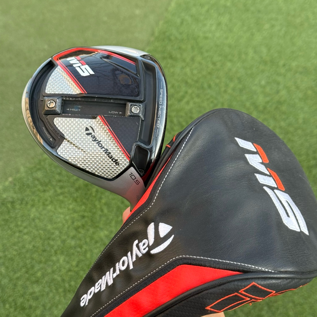 Driver Taylormade M5 10.5 พร้อมโคเวอร์ Flex S ก้าน Rombax ไม้กอล์ฟมือสอง TS Golf