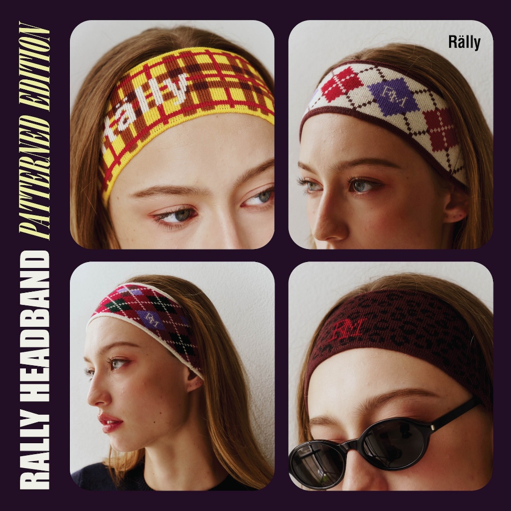 Rally Headband (Patterned edition) - ที่คาดผมทอลาย