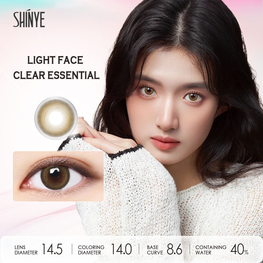 [ขายดี] Brown SHINYE Contact Lens :（Contact Lens Si)14.5มม คอนแทคเลนส์ คอนแทคเลนส์สีแบบใช้ 6 เดือน