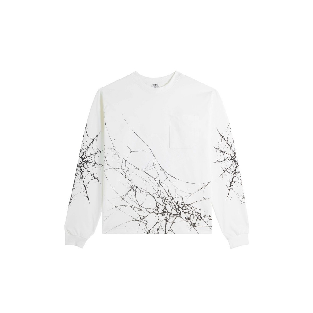 44TEES 37 Long Sleeve Regular White