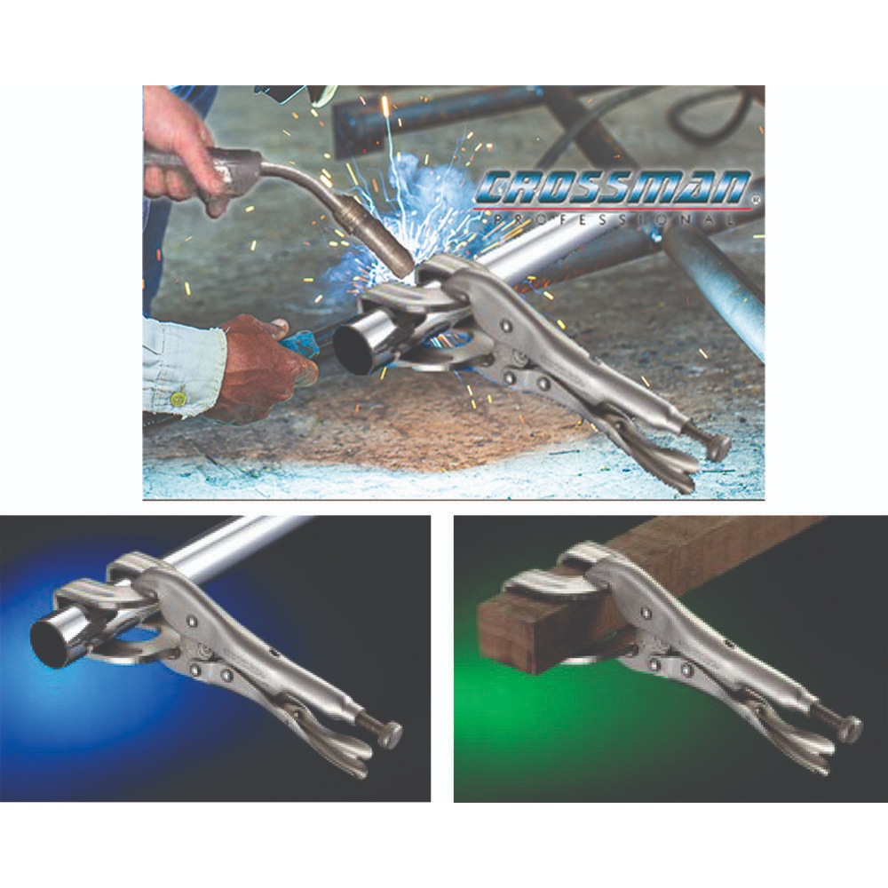 🔥ซื้อ 1 แถม 1🔥CROSSMAN คีมล็อคงานเชื่อม คีมจับเชื่อม คีมตัวU เชื่อมโลหะ คีมเชื่อม 9 นิ้ว #94-239 - รูปที่ 2