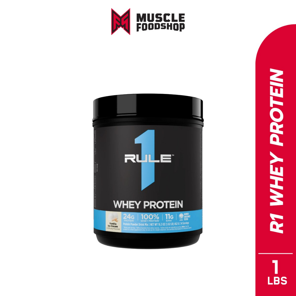 Rule1 Whey Blend Protein ขนาด 1 lb เวย์โปรตีน