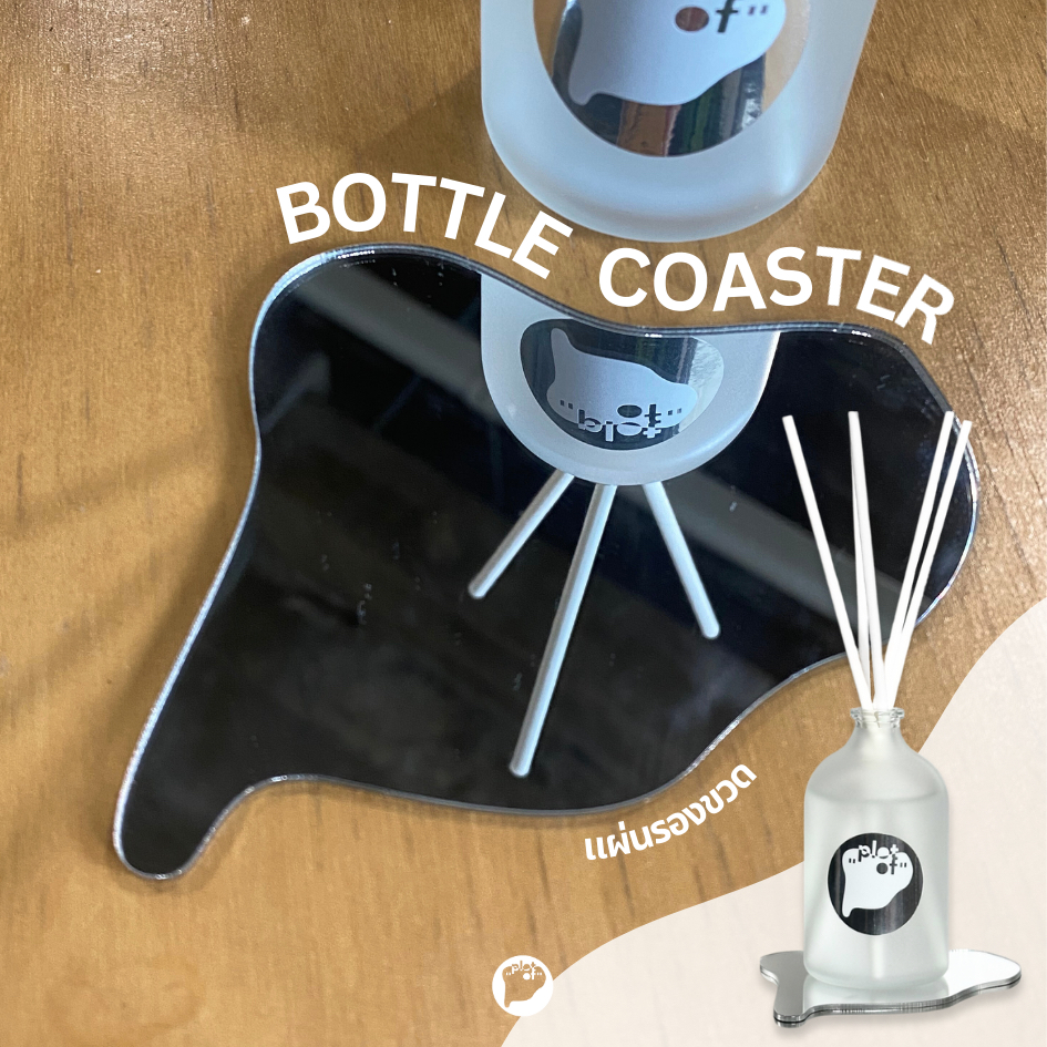 " plot of " Coaster | 1 ชิ้น | " พลอทออฟ " แผ่นรองขวด