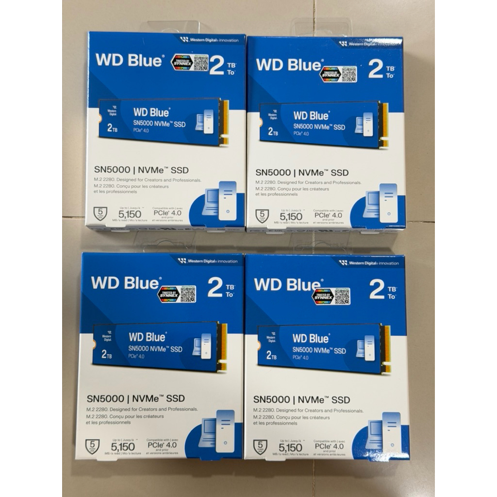 SSD WD BLUE SN5000 2TB  PCIE 4.0 NVMe M.2 ประกันศูนย์ไทย (มีของพร้อมส่ง)