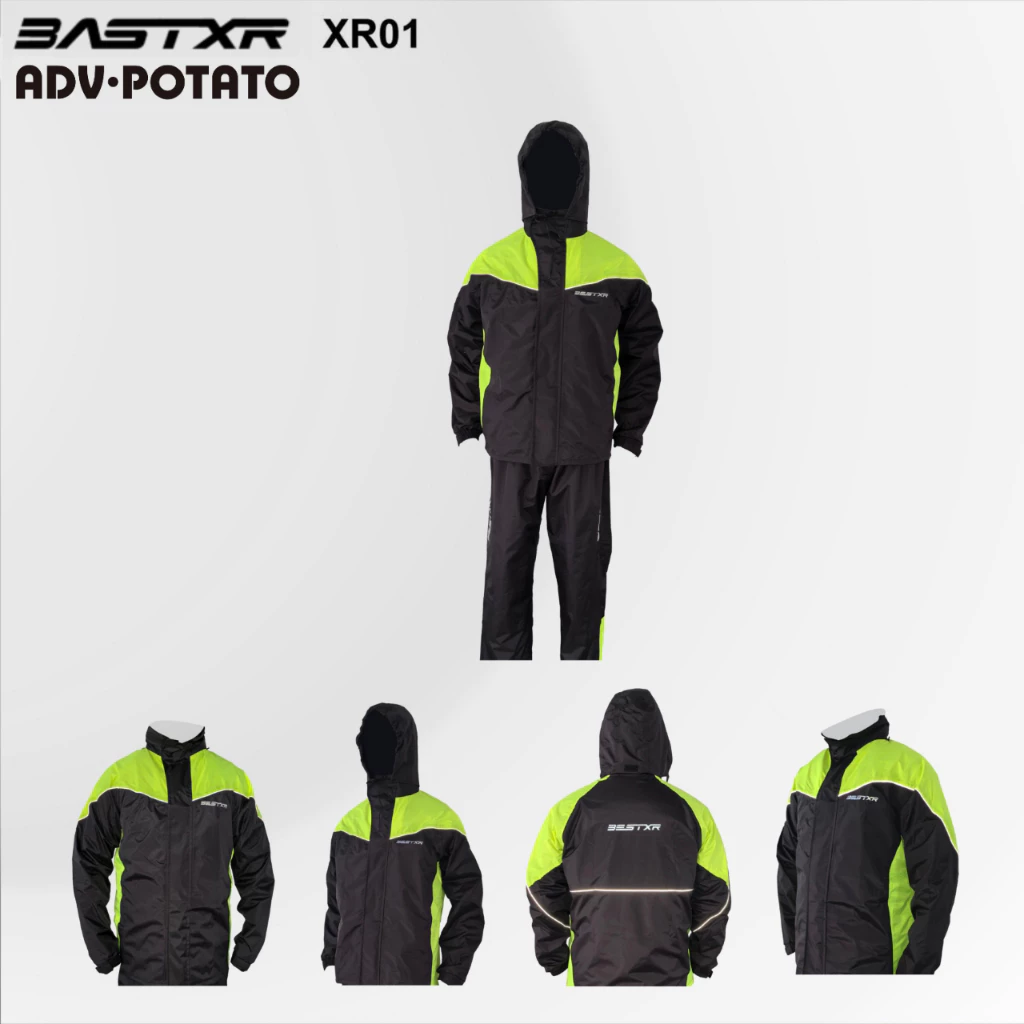 BASTXR XR01 ชุดเสื้อกางเกงฝนมอเตอร์ไซค์ thumbnail 3