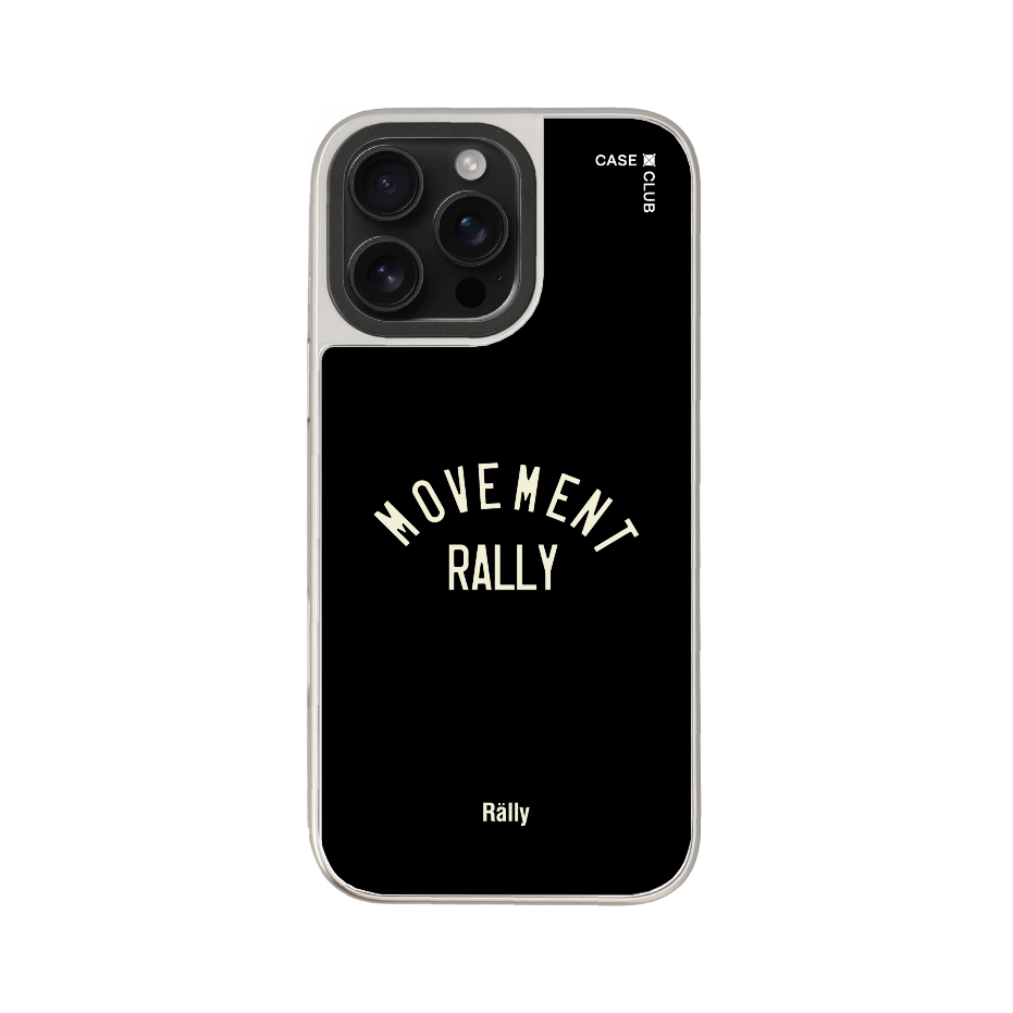 Caseclub x rally เคสขอบสีดำ