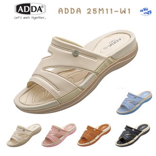 รองเท้าแตะ ADDA รุ่น 25M11-W1 ผู้หญิง แบบสวม สวย ใส่สบาย เดินได้นาน ไซส์ 4-7