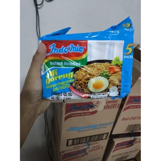 บะหมี่อินโด บะหมี่สำเร็จรูป หมี่โกเร็ง 1 แพ็คบรรจุ 5 ซองมีหลายรสให้เลือก 2 รสชาติ