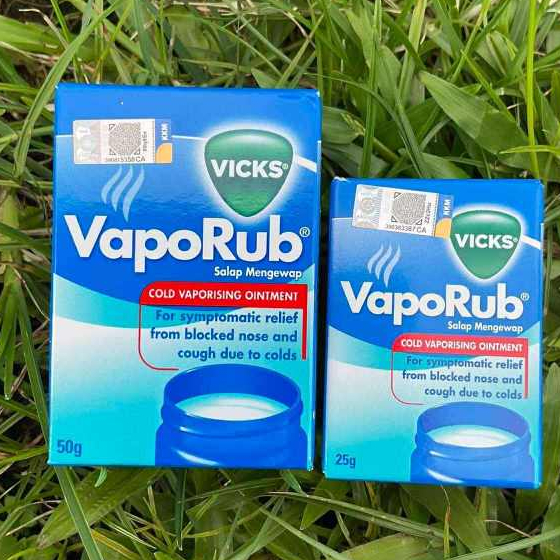 Vicks VapoRub วิคส์ วาเปอรับ (วิค วาโปรับ) ยาทาระเหย บรรเทาอาการคัดจมูก