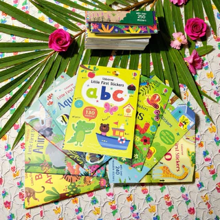 Usborne sticker book หนังสือติดสติ๊กเกอร์ หนังสือภาพ สมุดภาพติดสติ๊กเกอร์ นิทานภาษาอังกฤษเสริมความรู้ พัฒนาการ