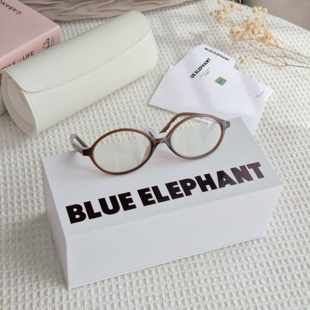 พร้อมส่ง แว่นตา Blue Elephant แบรนด์ดังจากช้อปเกาหลี 🇰🇷 Model : HUMP