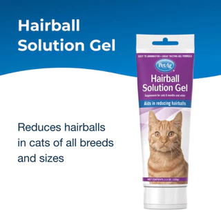 PetAg Hairball solution gel เจล ระบายก้อนขน สำหรับ แมว ขนาด 3.5 oz.(100g)