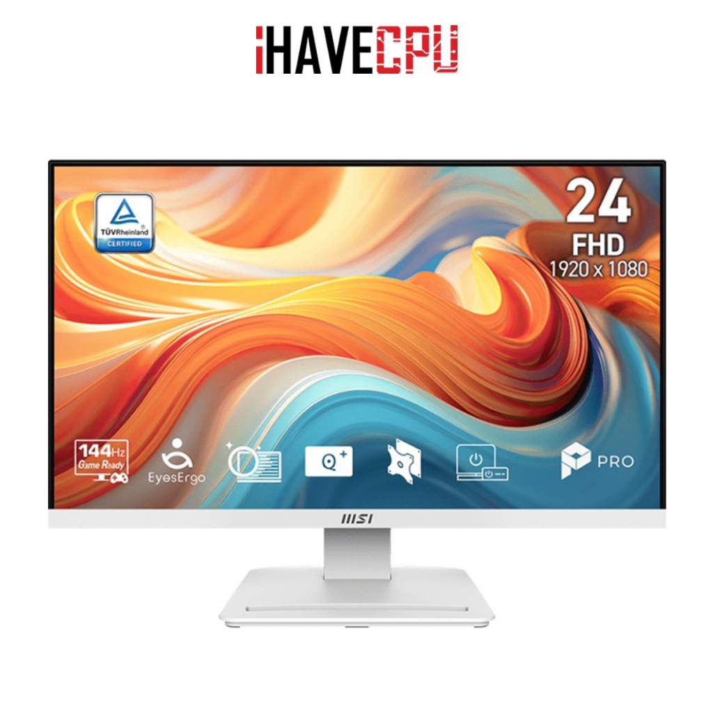 จอมอนิเตอร์ (monitor) iHAVECPU MSI PRO MP241W E14V - 23.8 VA FHD 144Hz