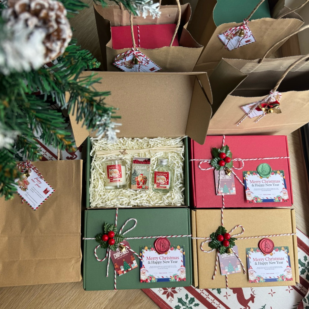 SC2 Special Christmas (အဖုံးမပါ) အမွှေးတိုင် + အမွှေးတံဖြန့်ပစ္စည်း Jingle bell — ခရစ္စမတ်/နှစ်သစ်လက်ဆောင်