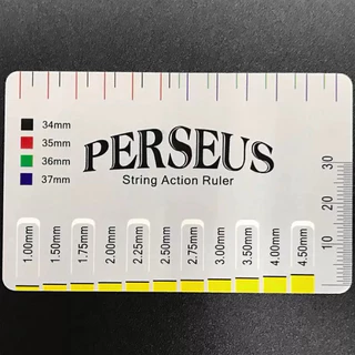 ไม้บรรทัด Perseus Sting Action Rulerแบบพลาสติกหนาใช้วัดความสูงของสาย ✔️สำหรับกีตาร์ไฟฟ้า✔️กีตาร์โปร่ง ✔️เบส✔️Ukulele