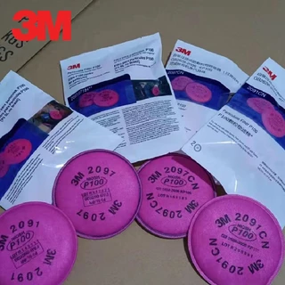 3M 2097 ตลับกรอง งานเชื่อม ตลับกรองฝุ่น แผ่นกรองไอ ฟูมโลหะ P100/N100 ชนิดเสริมแผ่นคาร์บอนกรองกลิ่น รับประกันของแท้ (คู่)