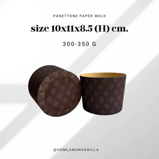 Panettone paper molds กระทงปาเน็ตโตเน แพค10 ชิ้น