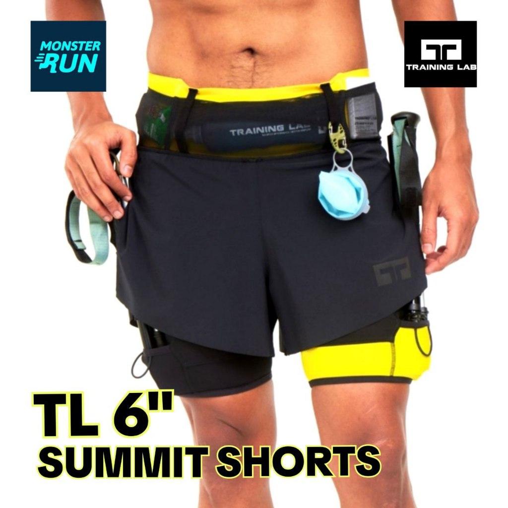 กางเกงวิ่ง Training Lab TL6” 2IN1 Summit Shorts (24122)