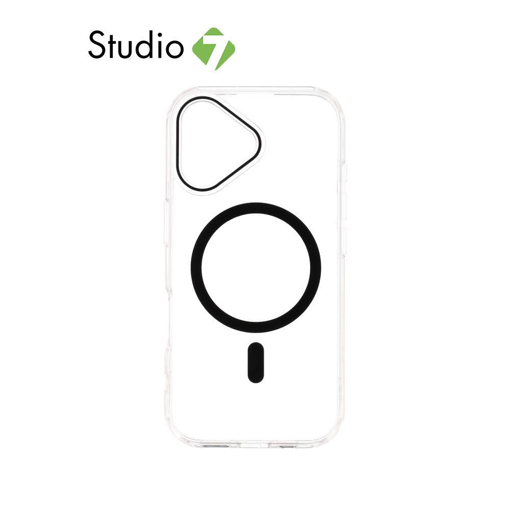 เคส FOX iPhone 16 JellyGuard Magnetic Hybrid Black/Clear by Studio7