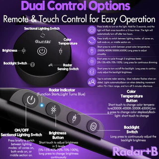 Quntis Desk Series LED Smart Linear Lamp โคมไฟโต๊ะทำงาน ปรับแสงอัตโนมัติ ถนอมสายตา ไฟอ่านหนังสือ ไฟสตูดิโอ ไฟสถาปัตยกรรม