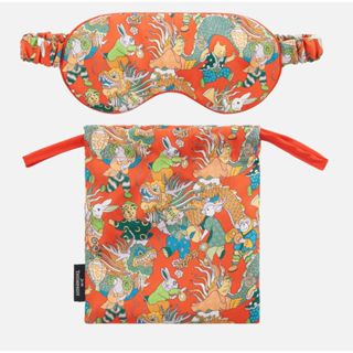 The Dragon Silk Sleep Eye Mask -  Orange