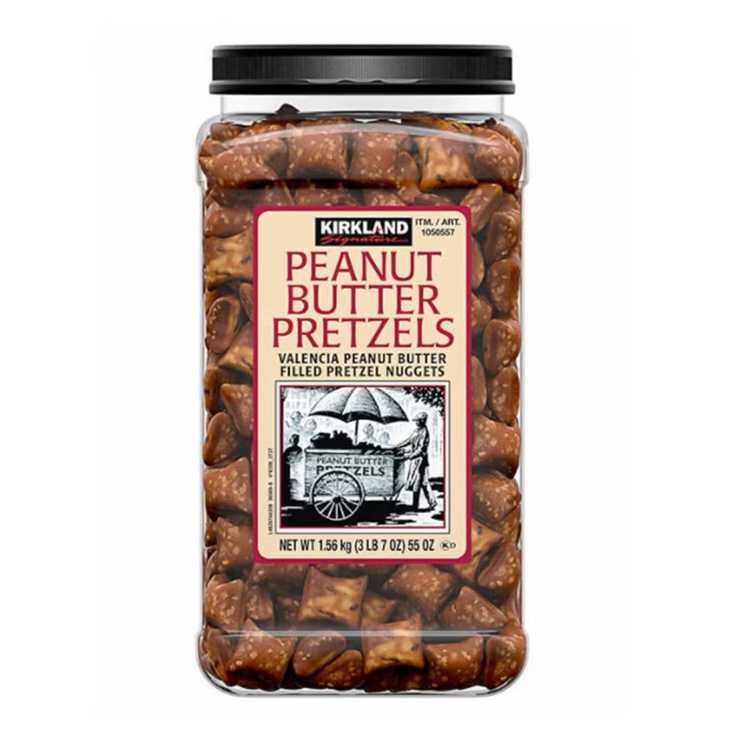 ส่งไวมาก แบ่งขายKirkland Signature Peanut Butter Filled Pretzels Nuggets 1.56 kg. 55 oz ขนมปังอบกรอบสอดใส้เนยถั่ว ราคา ถูกที่สุด ดีลบีเคเค แกลเลอรีภาพที่ 3