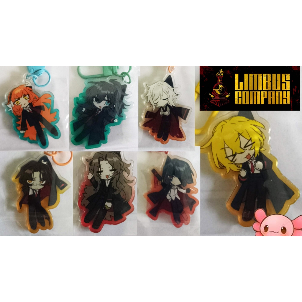 **พร้อมส่งในไทย**พวงกุญแจ Limbus Company Don Quixote Faust Yi Sang Hong Lu (แพ็คใส่กล่อง)