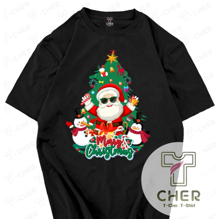 เสื้อยืดลาย คริสต์มาส  2025 No 11 ใหม่ ผ้าcotton100%ผ้านิ่มทรงสวยใส่สบายมีทั้งเด็กและผู้ใหญ่พร้อมส่ง