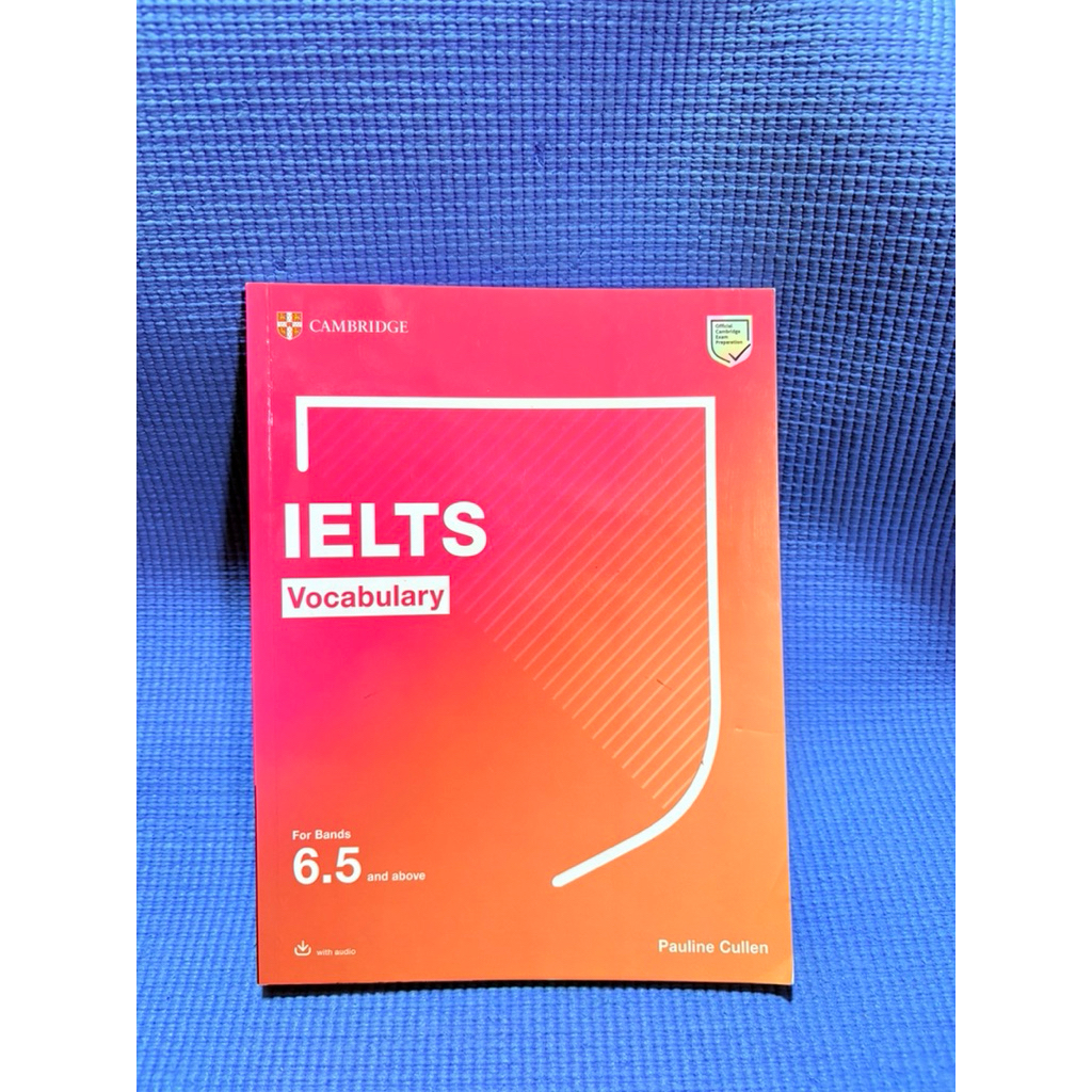 (โค้ดขูดแล้ว)Cambridge Ielts Vocabulary จดดินสอ8pตำหนิมุมมีรอยหยดน้ำตามภาพ
